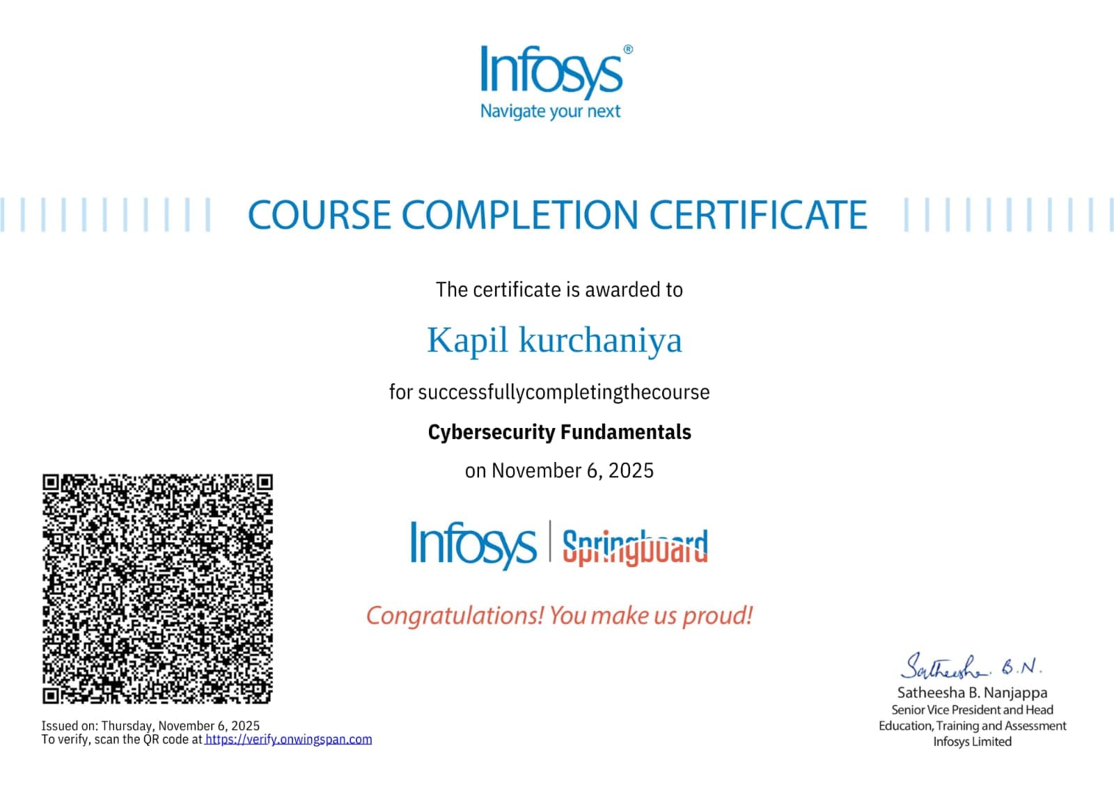 Cybersecurity Fundamentals